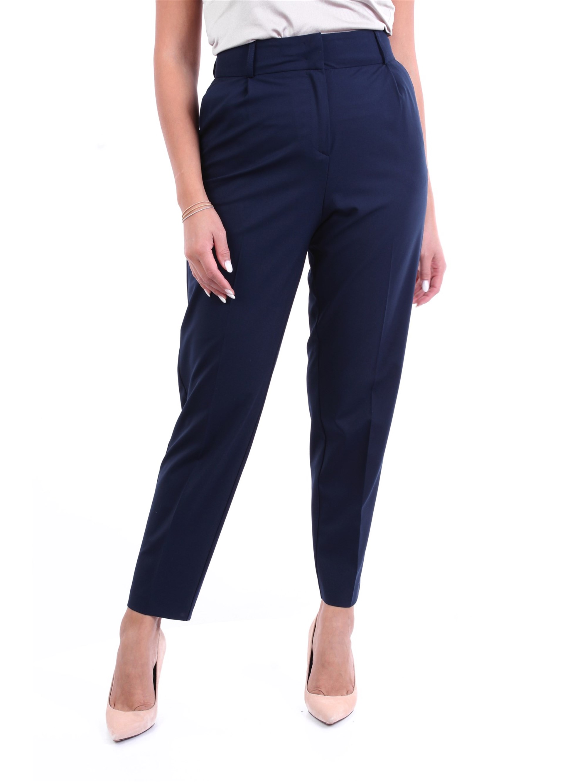 BEATRICE Palazzo Hose Damen Marineblau günstig online kaufen