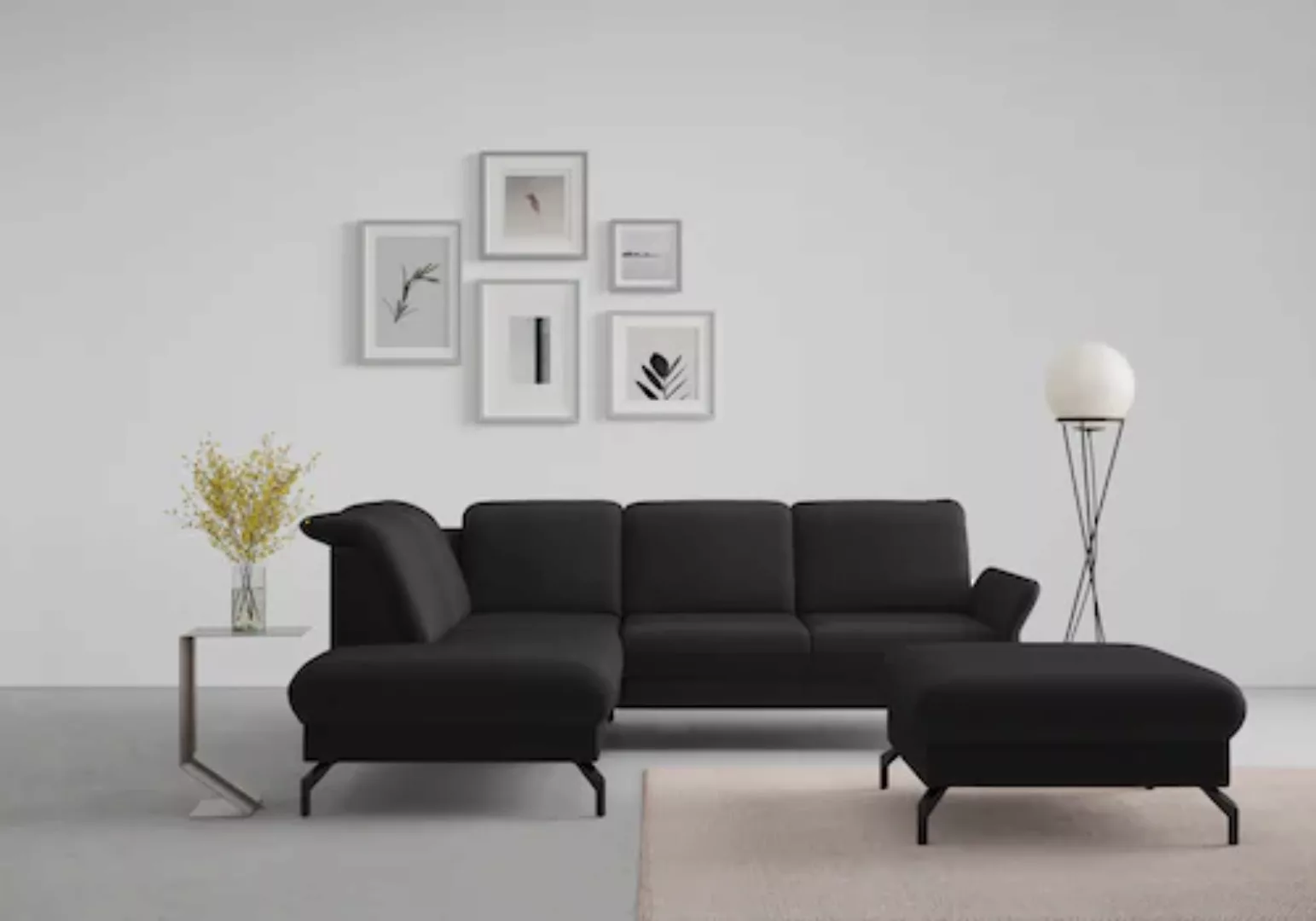 sit&more Ecksofa "Fashion L-Form", wahlweise mit Kopfteilverstellung und Vo günstig online kaufen