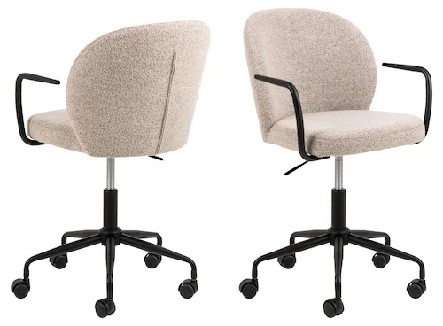 ACTONA GROUP Schreibtischstuhl "Patricia", Schreibtischstuhl, beige 60, 5 S günstig online kaufen