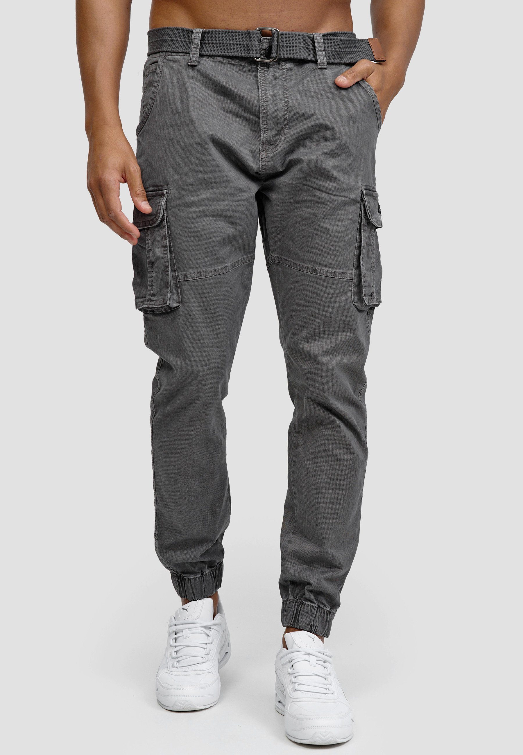 Indicode Cargohose Kerr aus elastischer Baumwoll-Qualität, günstig online kaufen