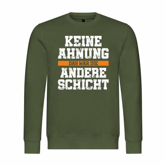 deinshirt Rundhalspullover Herren Sweatshirt KEINE AHNUNG das war die ander günstig online kaufen