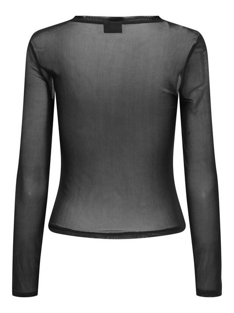 JACQUELINE de YONG T-Shirt Langarmshirt Stretch Transparent Rundhals 7838 i günstig online kaufen