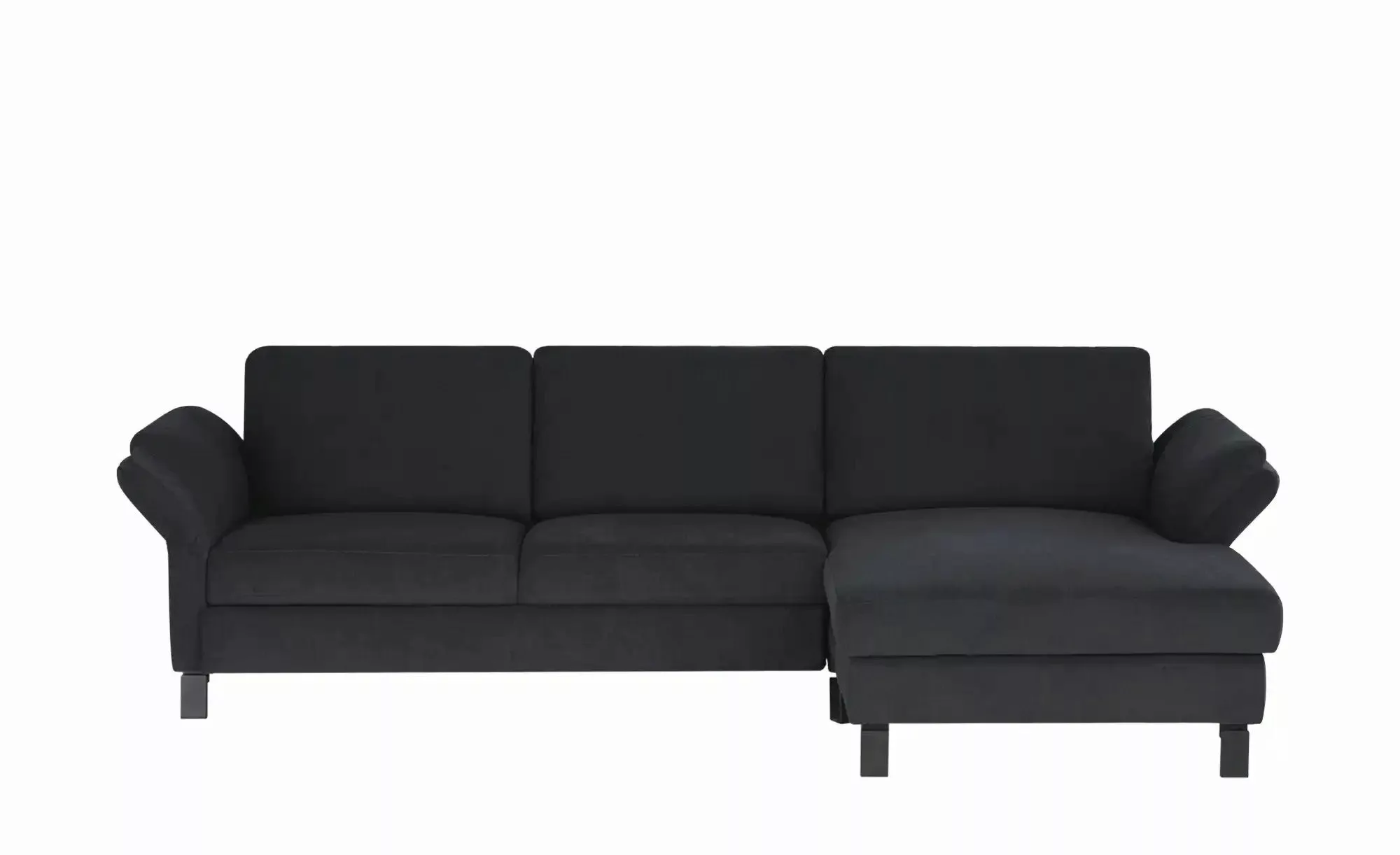 Ecksofa  Medium ¦ schwarz ¦ Maße (cm): B: 250 H: 78 T: 162 Polstermöbel > S günstig online kaufen