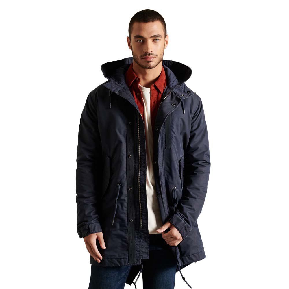 Superdry New Military Fishtail Parka 3XL Scout Navy günstig online kaufen