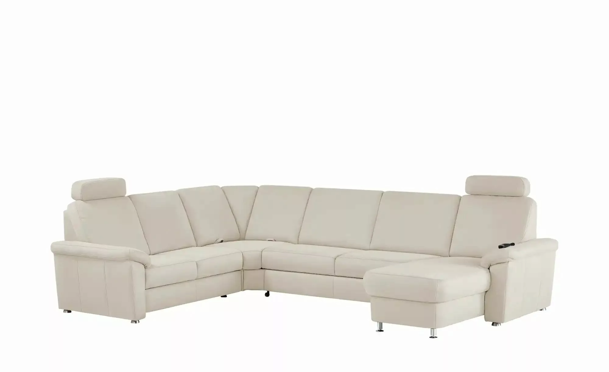 meinSofa Wohnlandschaft Mikrofaser Rita ¦ creme ¦ Maße (cm): B: 330 H: 91 T günstig online kaufen