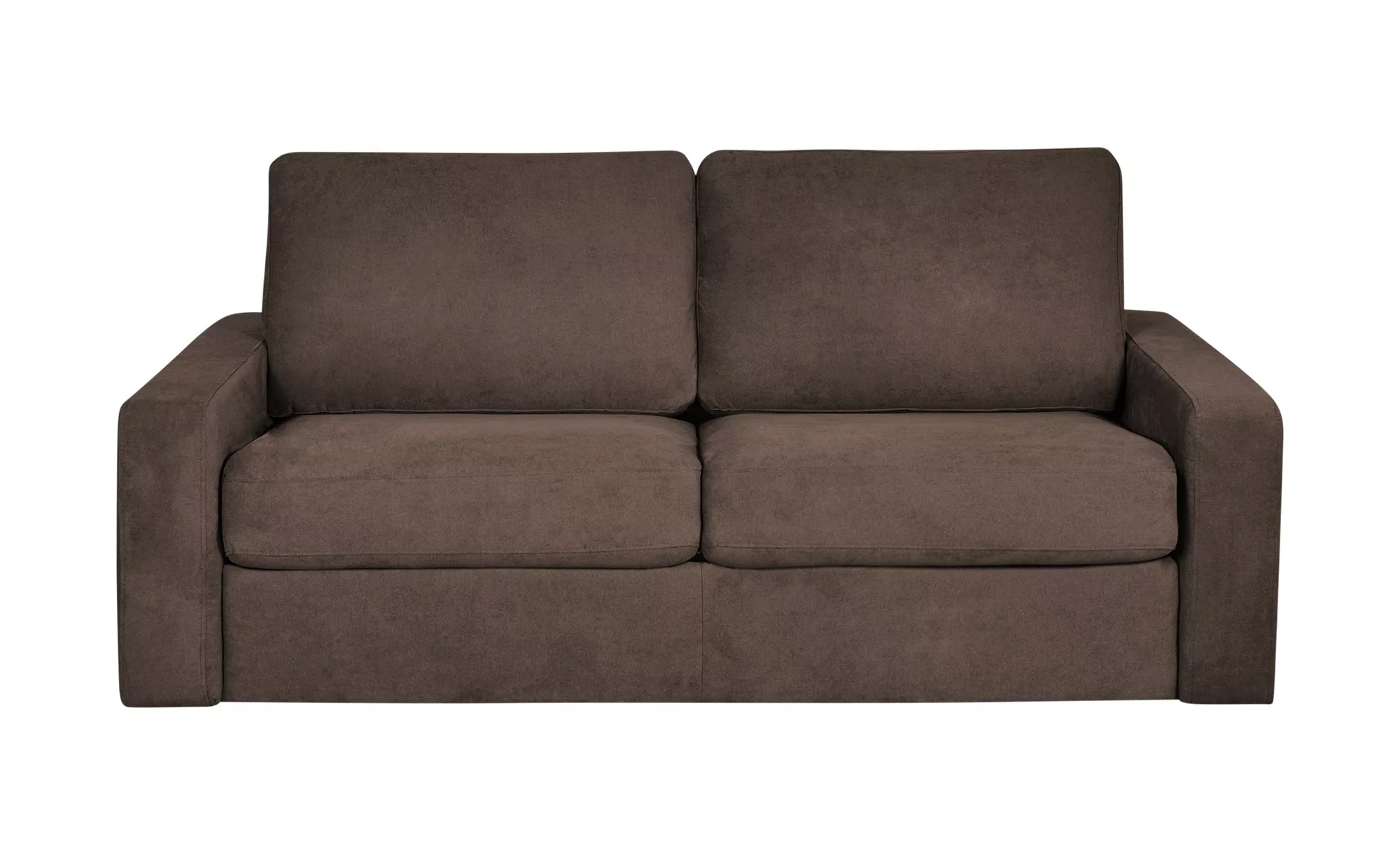 Sofa - braun - 195 cm - 90 cm - 100 cm - Polstermöbel > Sofas > 3-Sitzer - günstig online kaufen