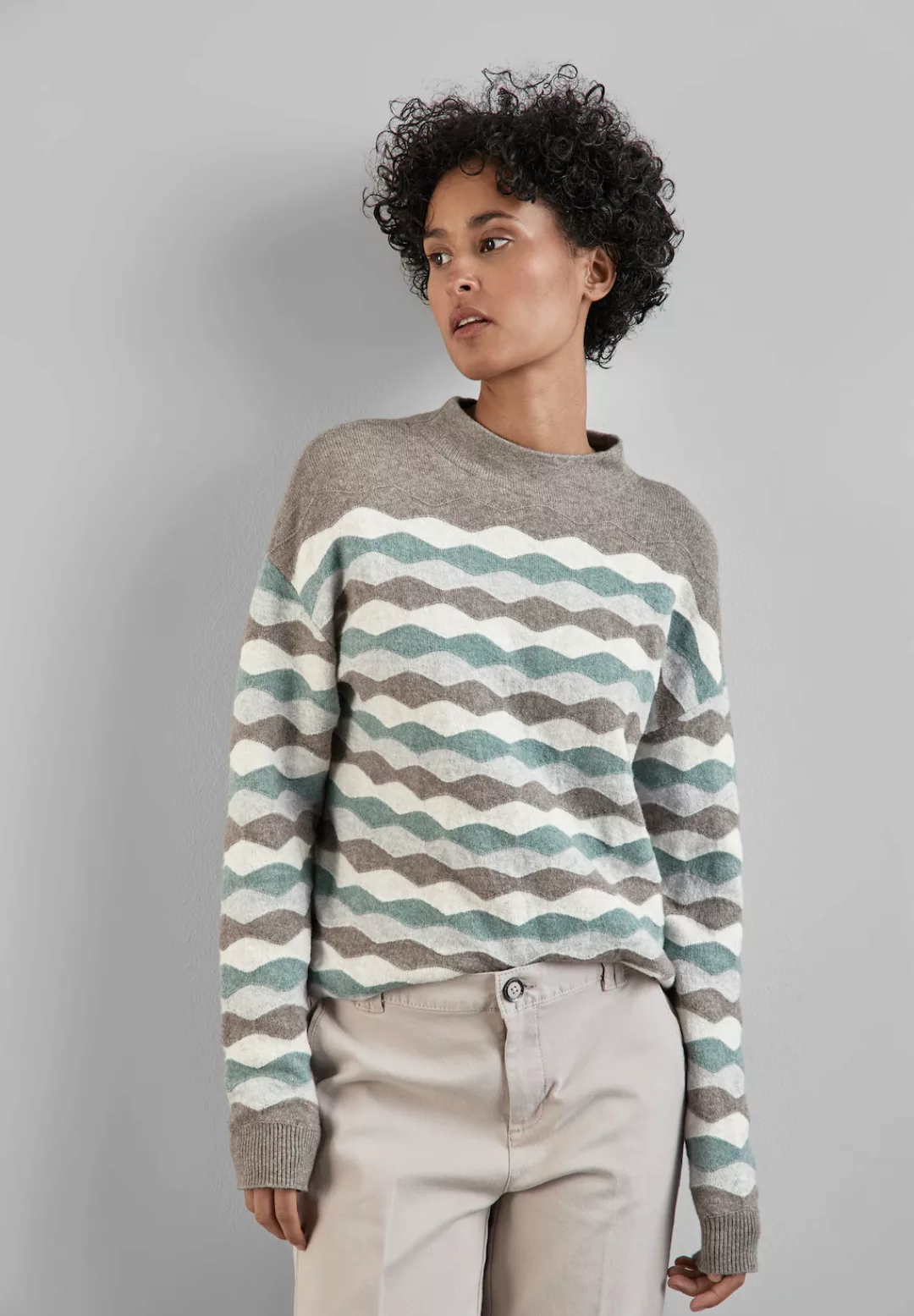 STREET ONE Strickpullover, im soften Baumwoll-Mix günstig online kaufen