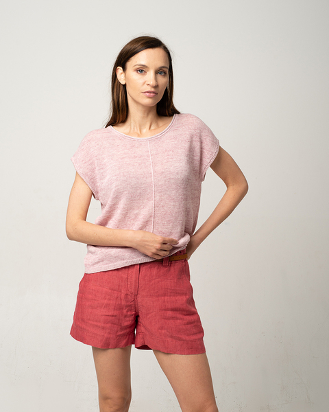 Strickshirt Aus Bio-baumwolle (Kba) Und Leinen 'Cot-lin Shirt' günstig online kaufen