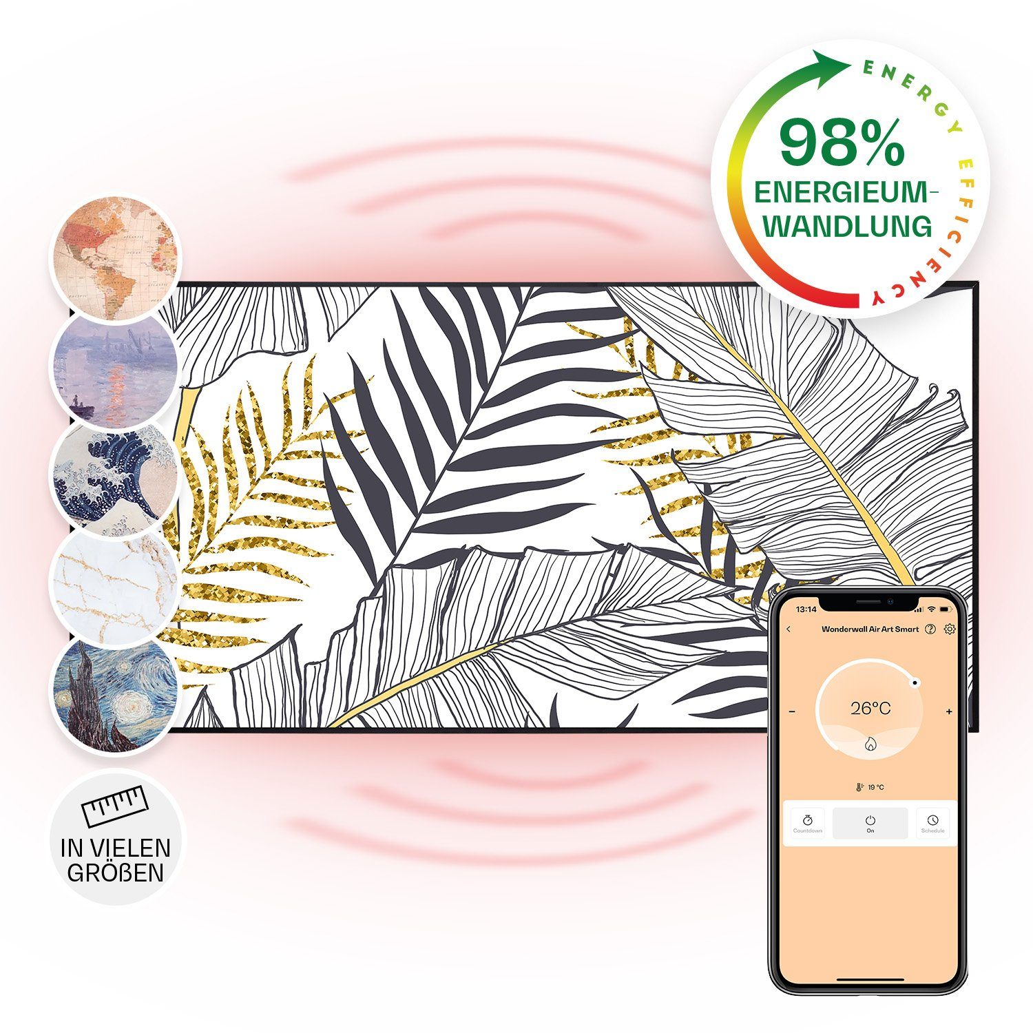 Klarstein Heizkörper Wonderwall Air Art Smart günstig online kaufen