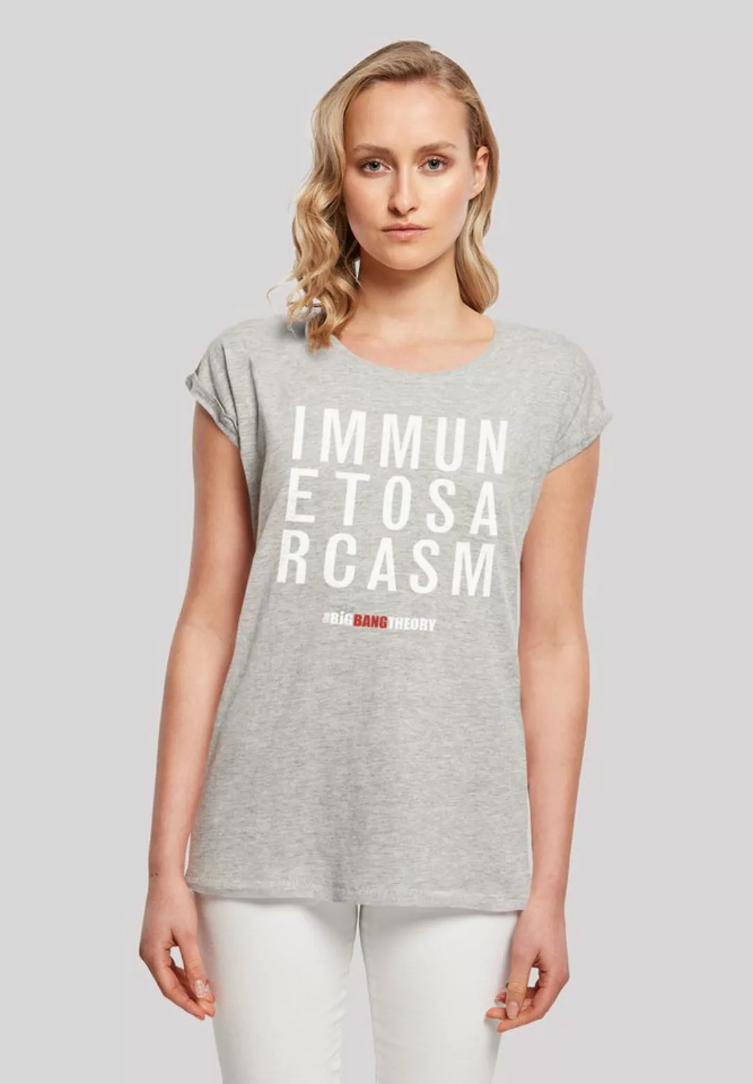 F4NT4STIC T-Shirt Big Bang Theory Immune To Sarcasm Damen,Premium Merch,Reg günstig online kaufen