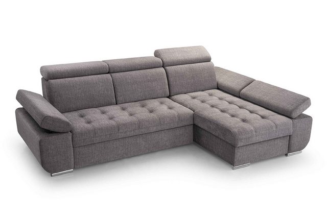 Furnix Ecksofa BYANCI elegantes Polstersofa in L-Form mit Schlaffunktion Be günstig online kaufen