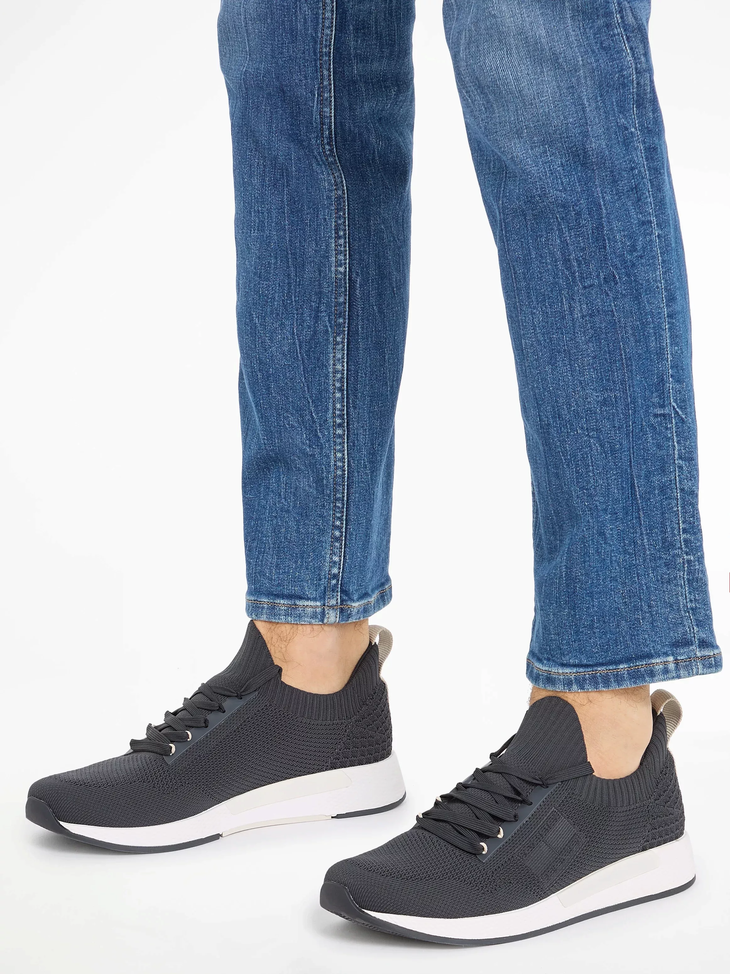 Tommy Jeans Sneaker "TJM KNITTED RUNNER", mit praktischer Anziehlasche, Fre günstig online kaufen