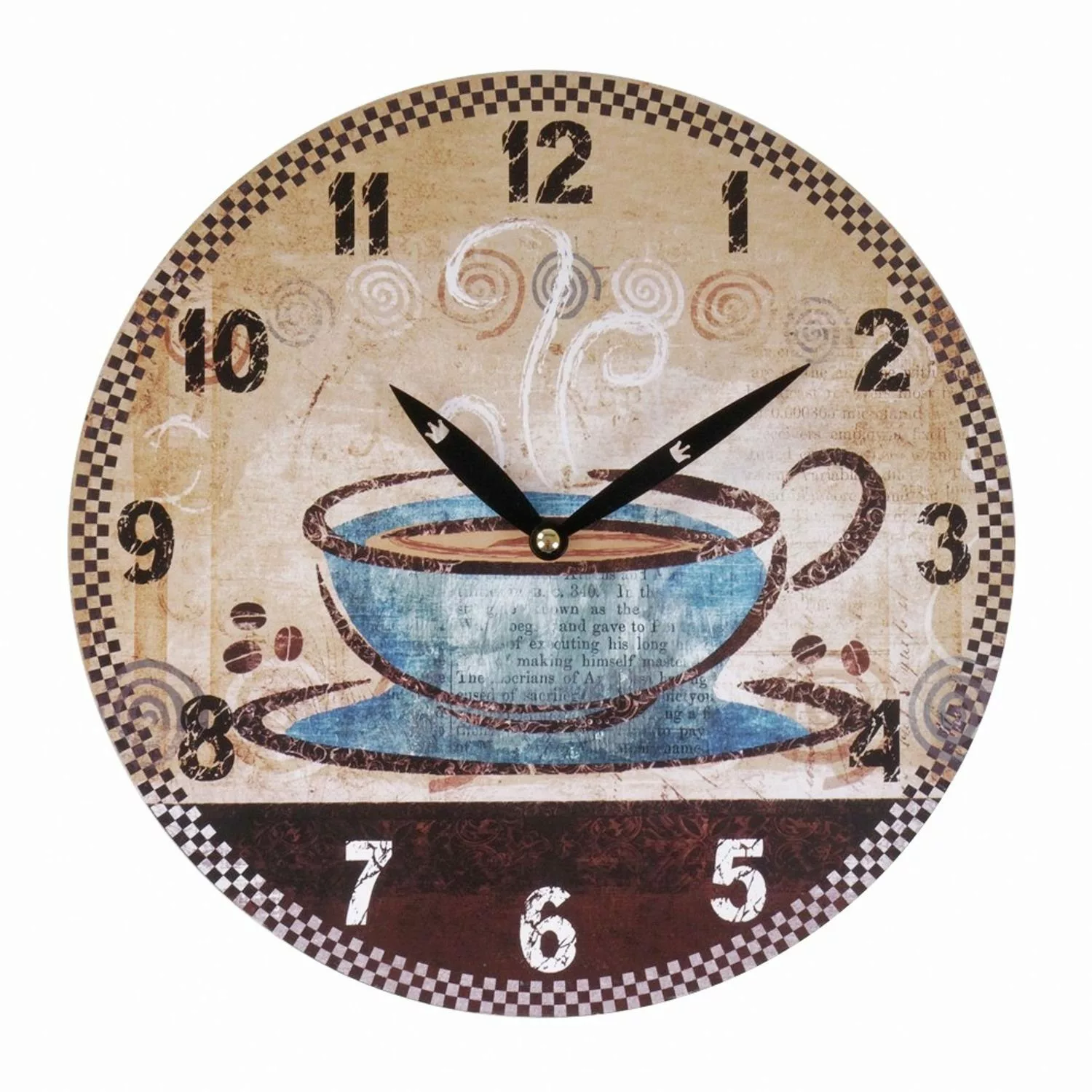 BURI Wanduhr Zeitlose Wanduhr Ø29cm Landhausstil günstig online kaufen