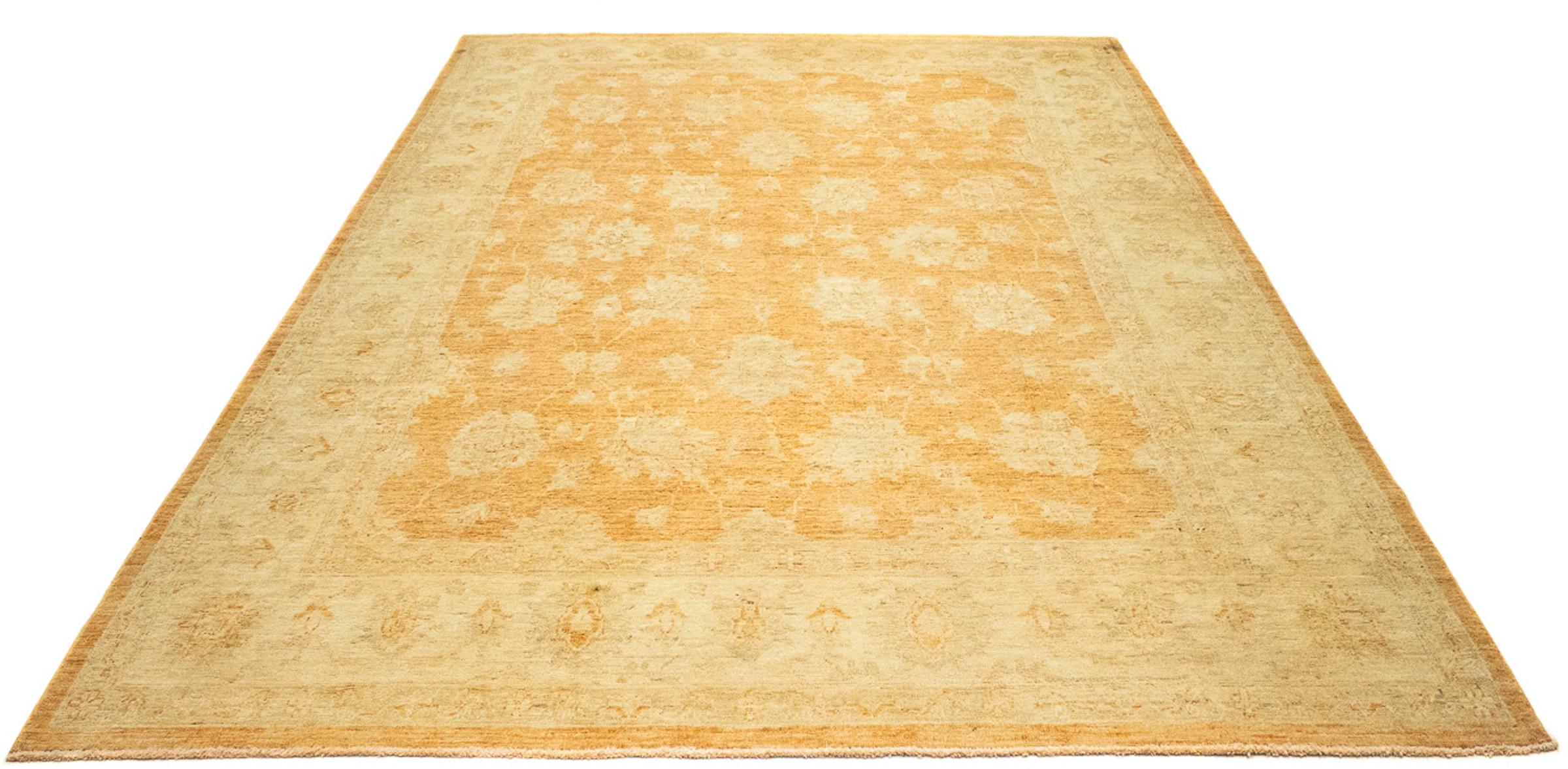 morgenland Orientteppich »Ziegler - 251 x 190 cm - senfgelb«, rechteckig, W günstig online kaufen