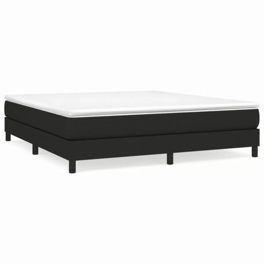 vidaXL Boxspringbett Schwarz 180x200 cm Stoff1358805 günstig online kaufen