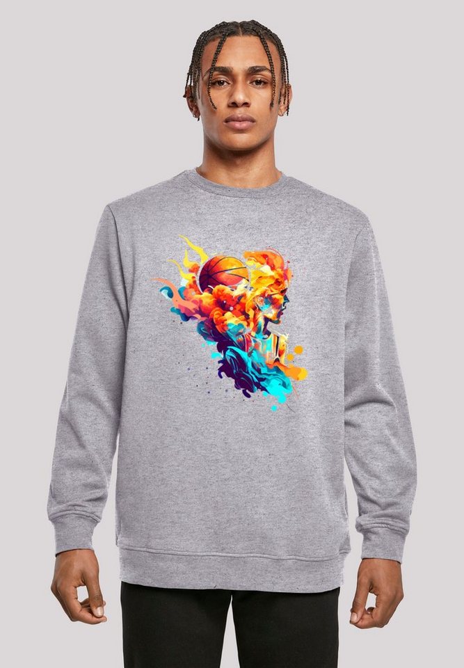 F4NT4STIC Kapuzenpullover Basketball Sport Player CREW Print günstig online kaufen