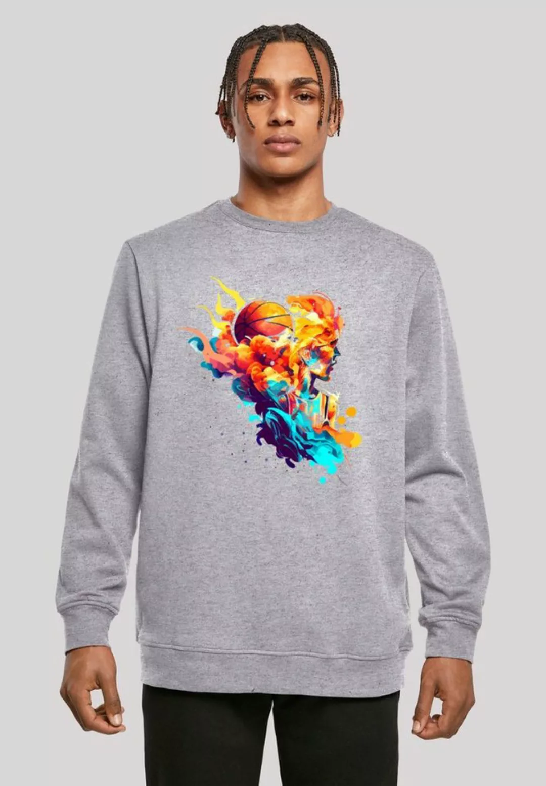 F4NT4STIC Kapuzenpullover "Basketball Sport Player CREW", Print günstig online kaufen