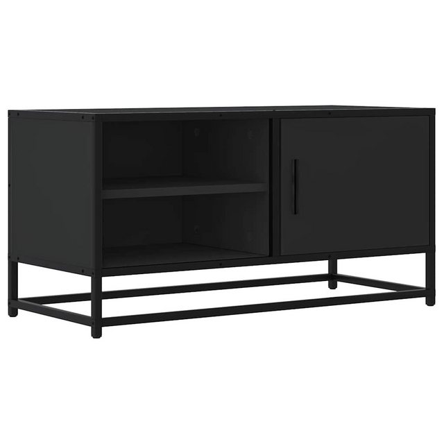 vidaXL Schrankmodule TV-Schrank Schwarz 80x34,5x40 cm Holzwerkstoff und Met günstig online kaufen