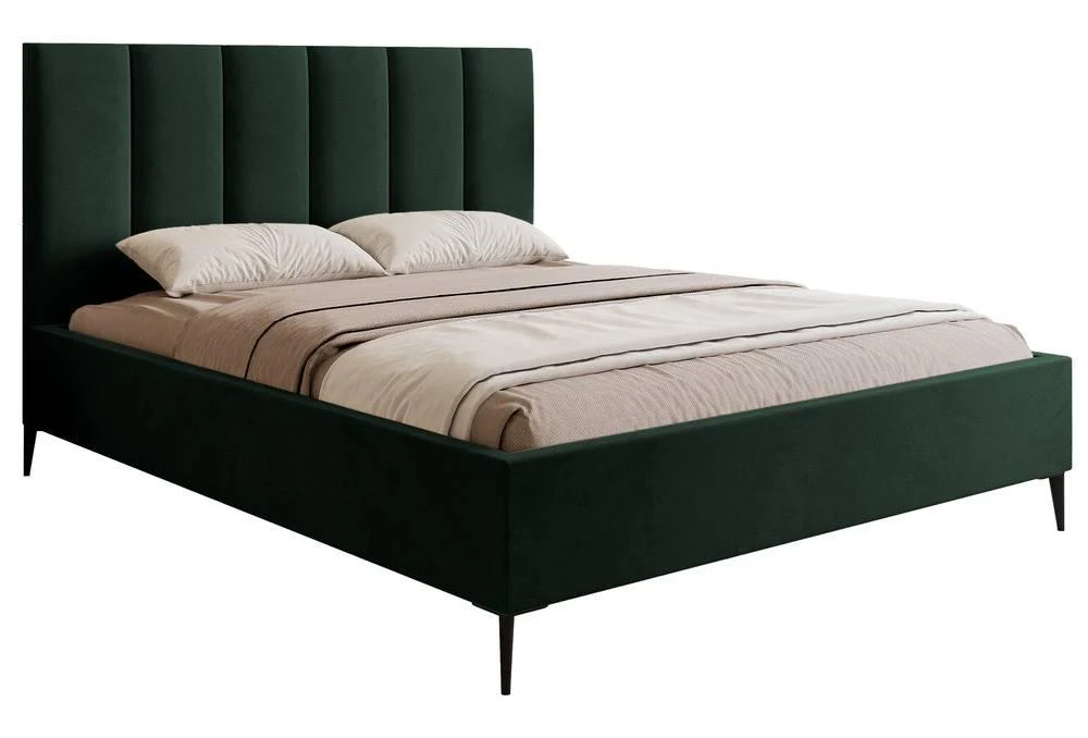 NADUVI Collection | Bettgestell Carolina mit Staufach Samt 140x200 günstig online kaufen