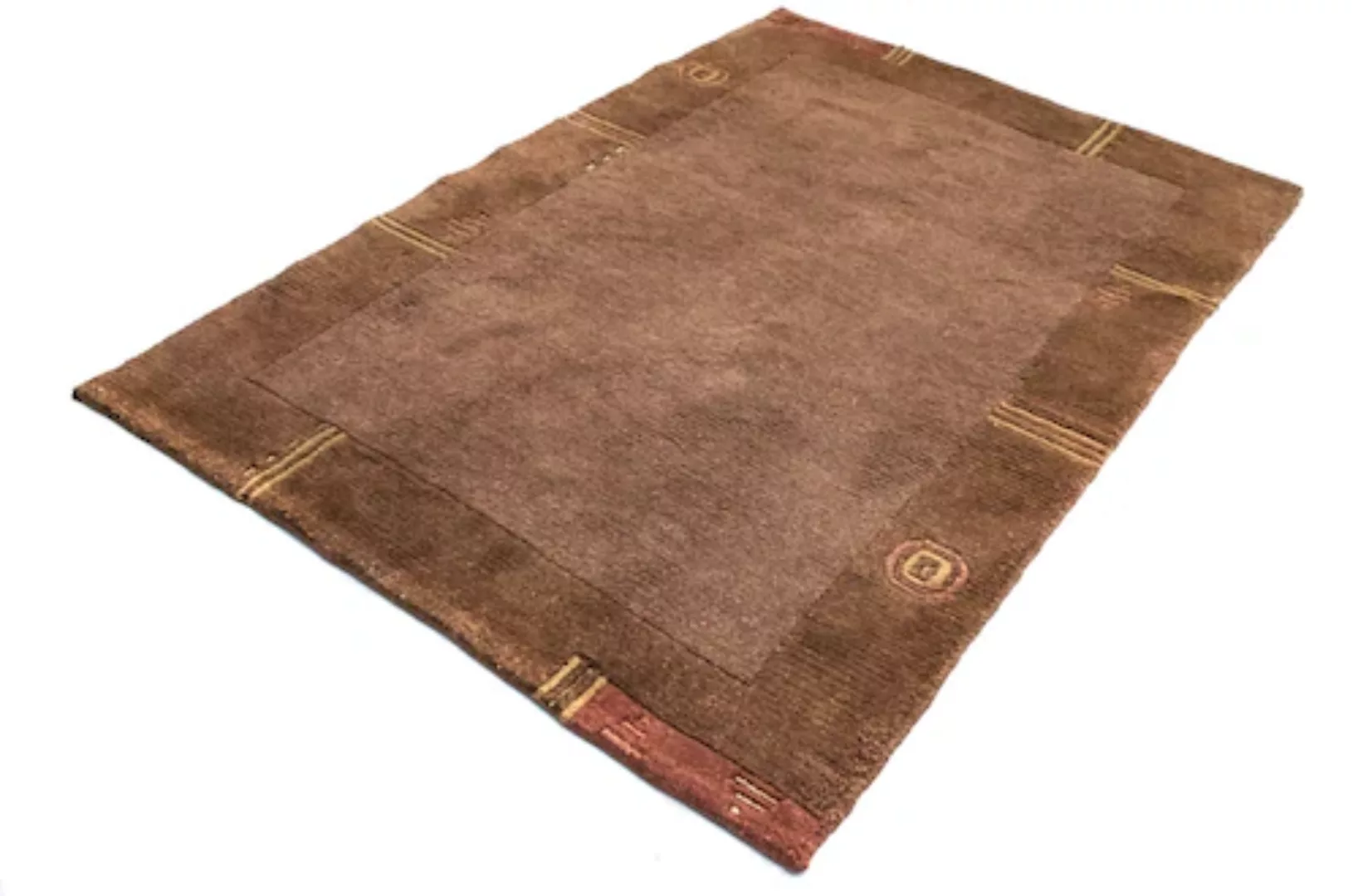 morgenland Wollteppich »Nepal Teppich Erlon«, rechteckig, handgeknüpft günstig online kaufen