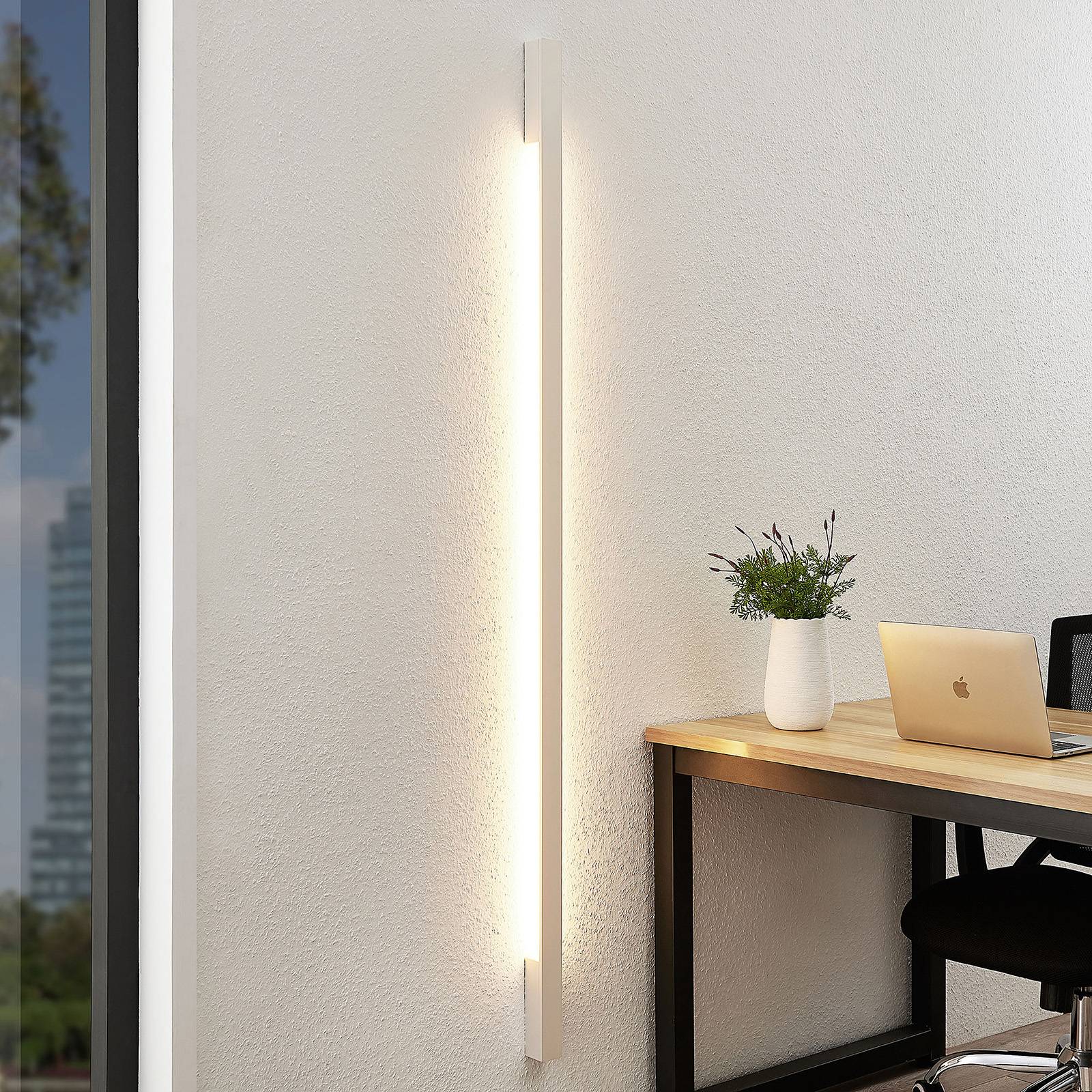 Arcchio Ivano LED-Wandleuchte, 170 cm, weiß günstig online kaufen