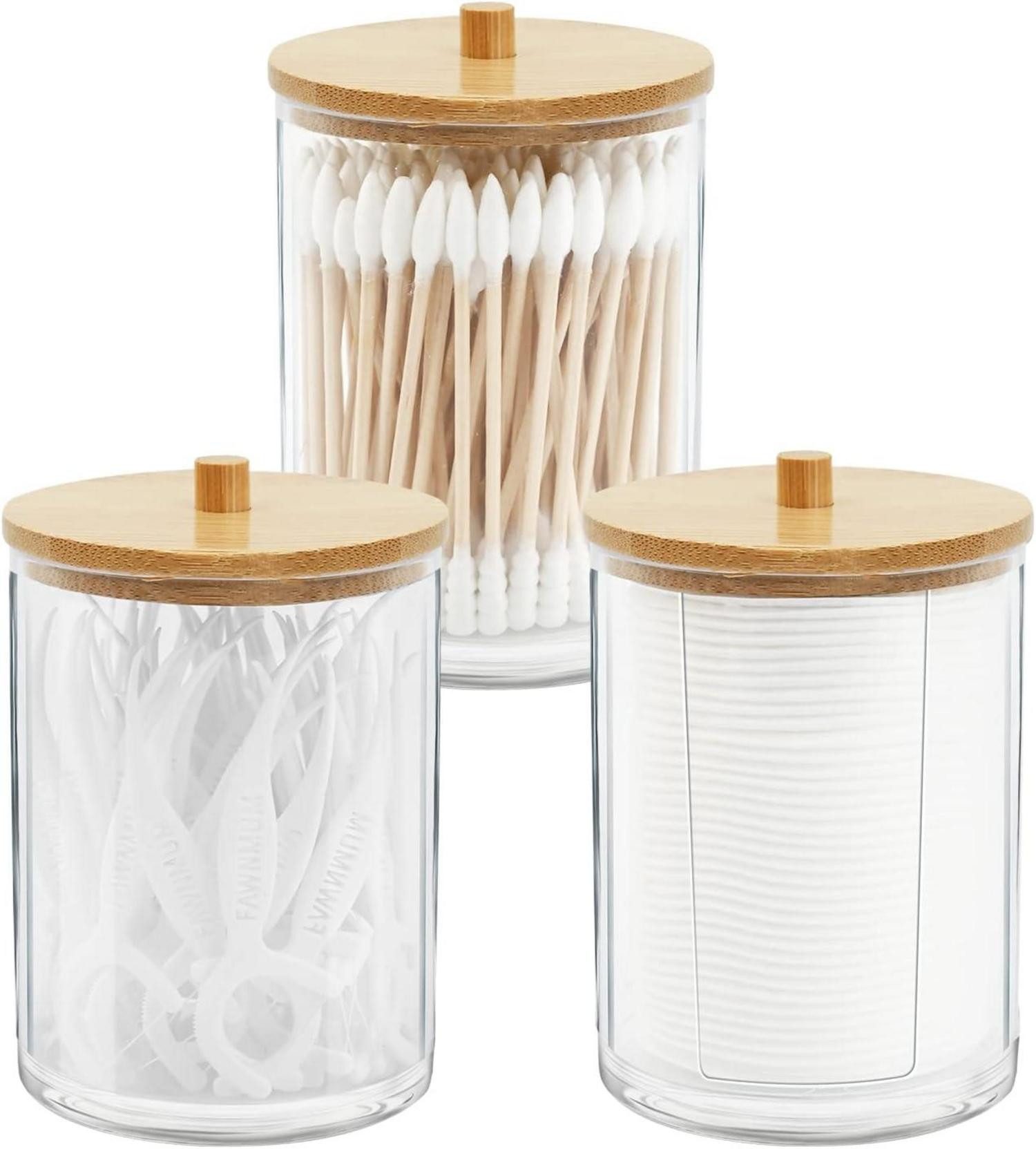 LuxusKollektion Badaccessoire-Set 3er Set Acryl-Qtip-Halter mit günstig online kaufen
