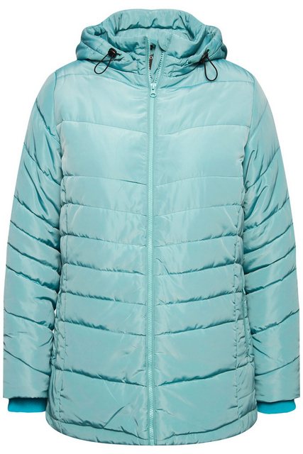 Ulla Popken Steppjacke Steppjacke mit abnehmbarer Kapuze wasserabweisend günstig online kaufen