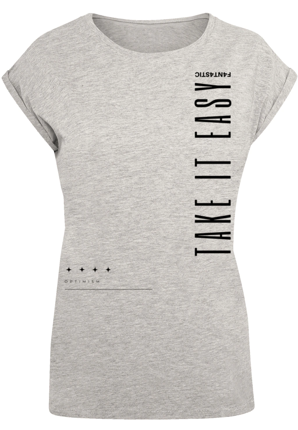 F4NT4STIC T-Shirt "PLUS SIZE Take It Easy", Print günstig online kaufen