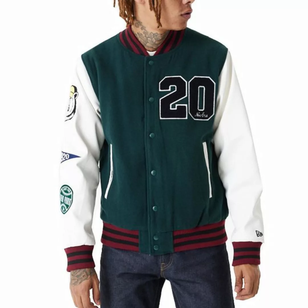 New Era Collegejacke Varsity College BRAND PATCHES günstig online kaufen