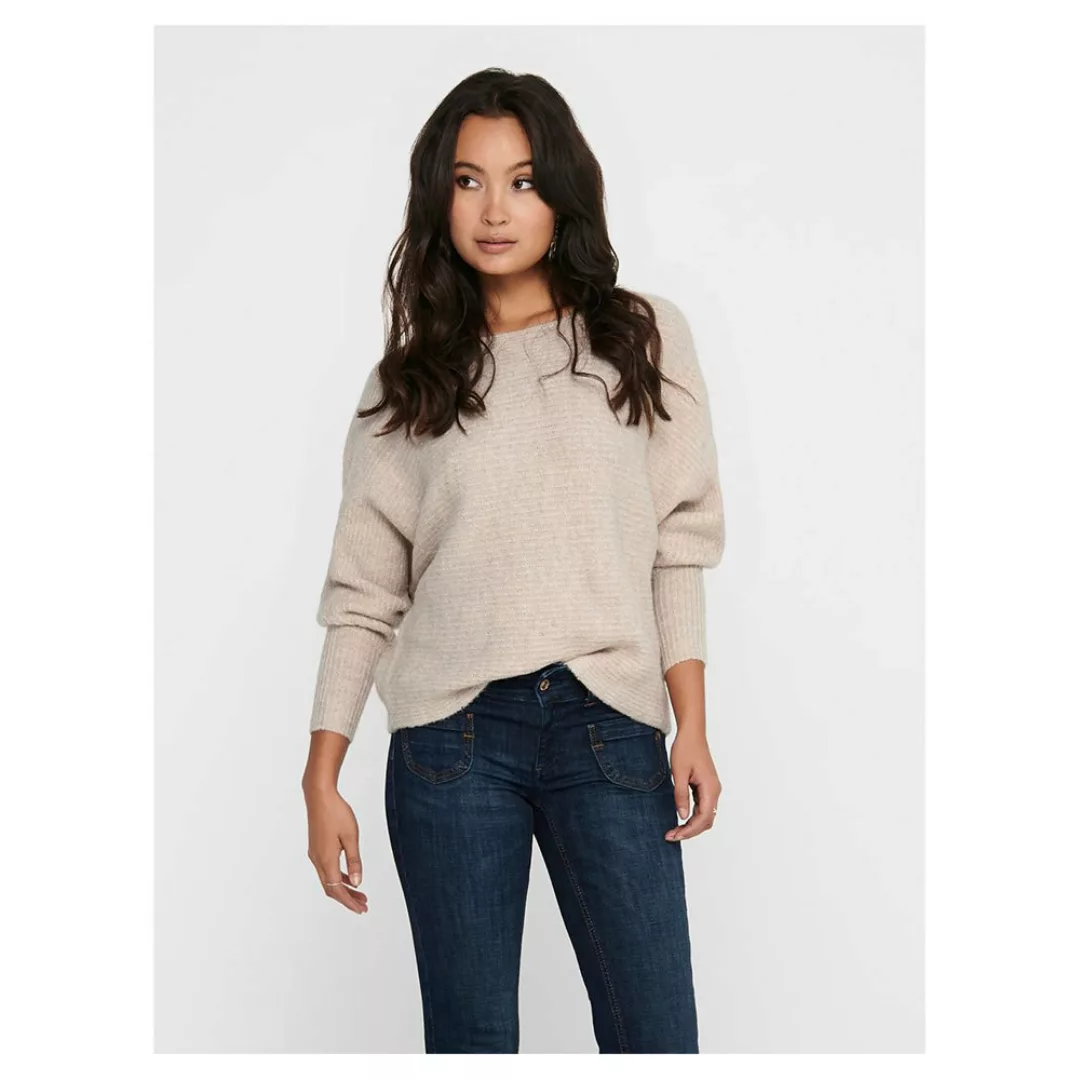 Only Daniella U-boot-ausschnitt Sweater S Major Brown / Detail Melange günstig online kaufen