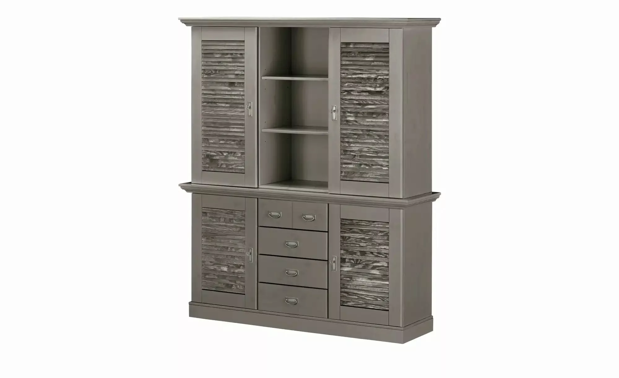 maison bleue Sideboard  Fancy ¦ grau ¦ Maße (cm): B: 171,3 H: 90,1 T: 48 Ko günstig online kaufen