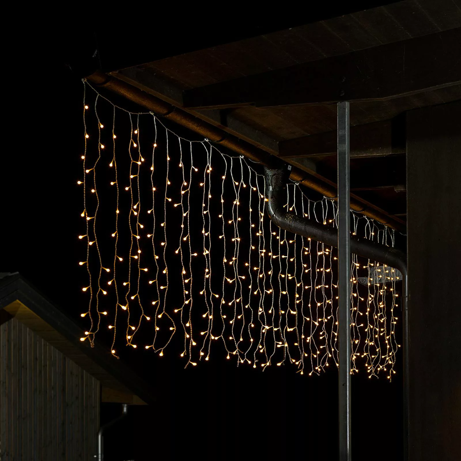 KONSTSMIDE LED-Lichtervorhang »Weihnachtsdeko aussen«, 400 St.-flammig, LED günstig online kaufen