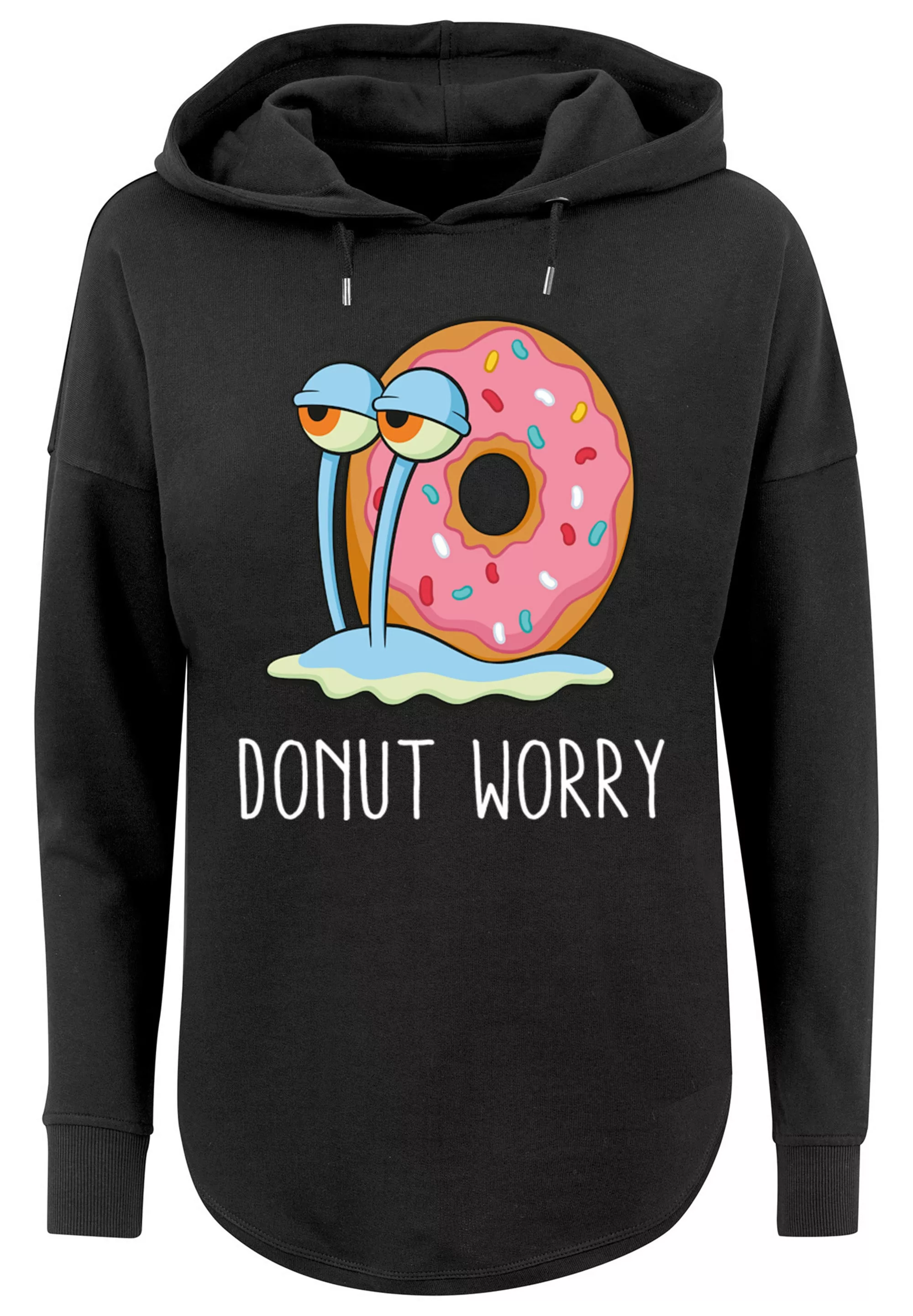 F4NT4STIC Kapuzenpullover "Spongebob Schwammkopf Donut Worry Garry" günstig online kaufen