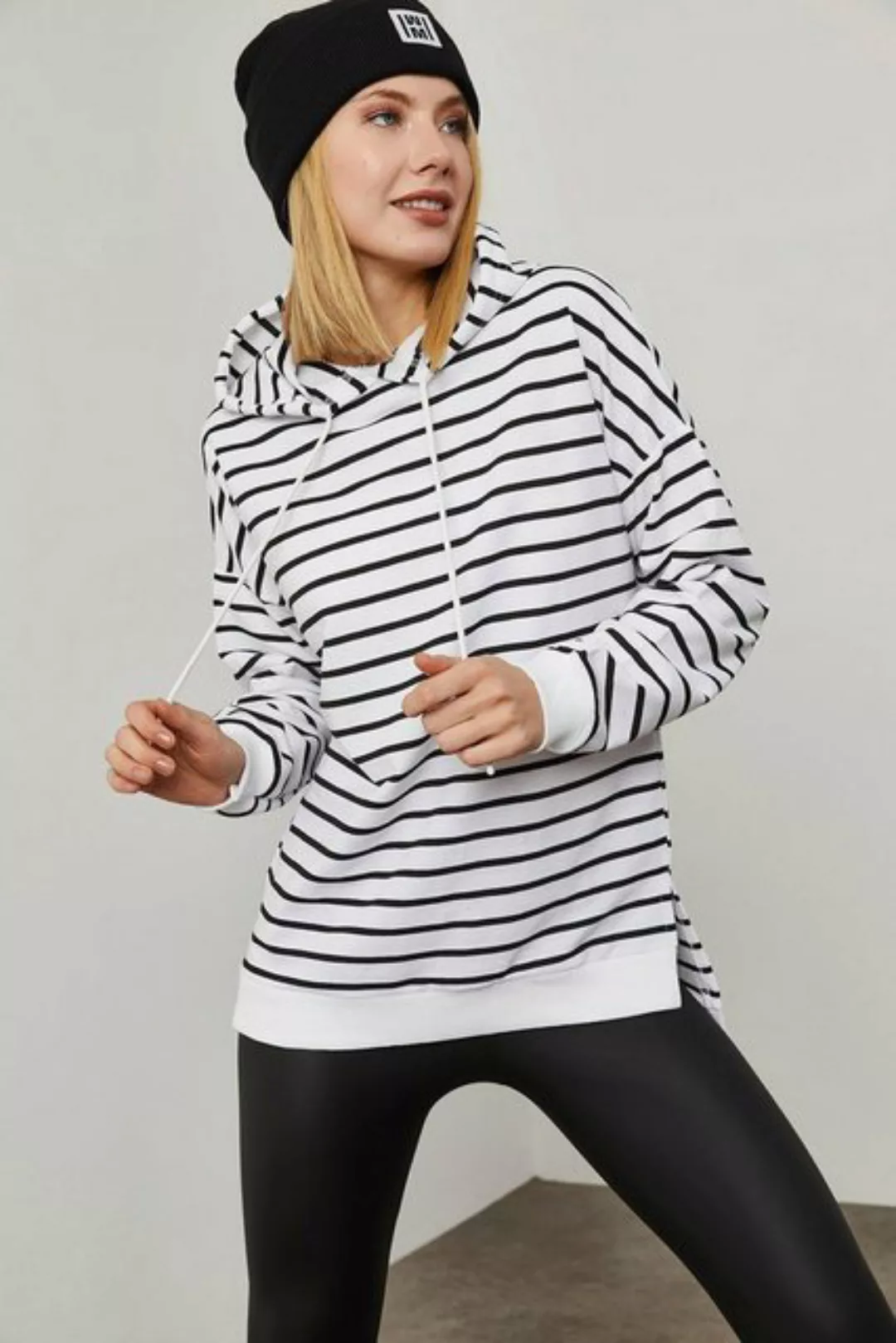 Jumeon Sweatshirt X2014 XHN, Schwarz,Weiß, Größe s %70 Baumwolle / %30 Poly günstig online kaufen