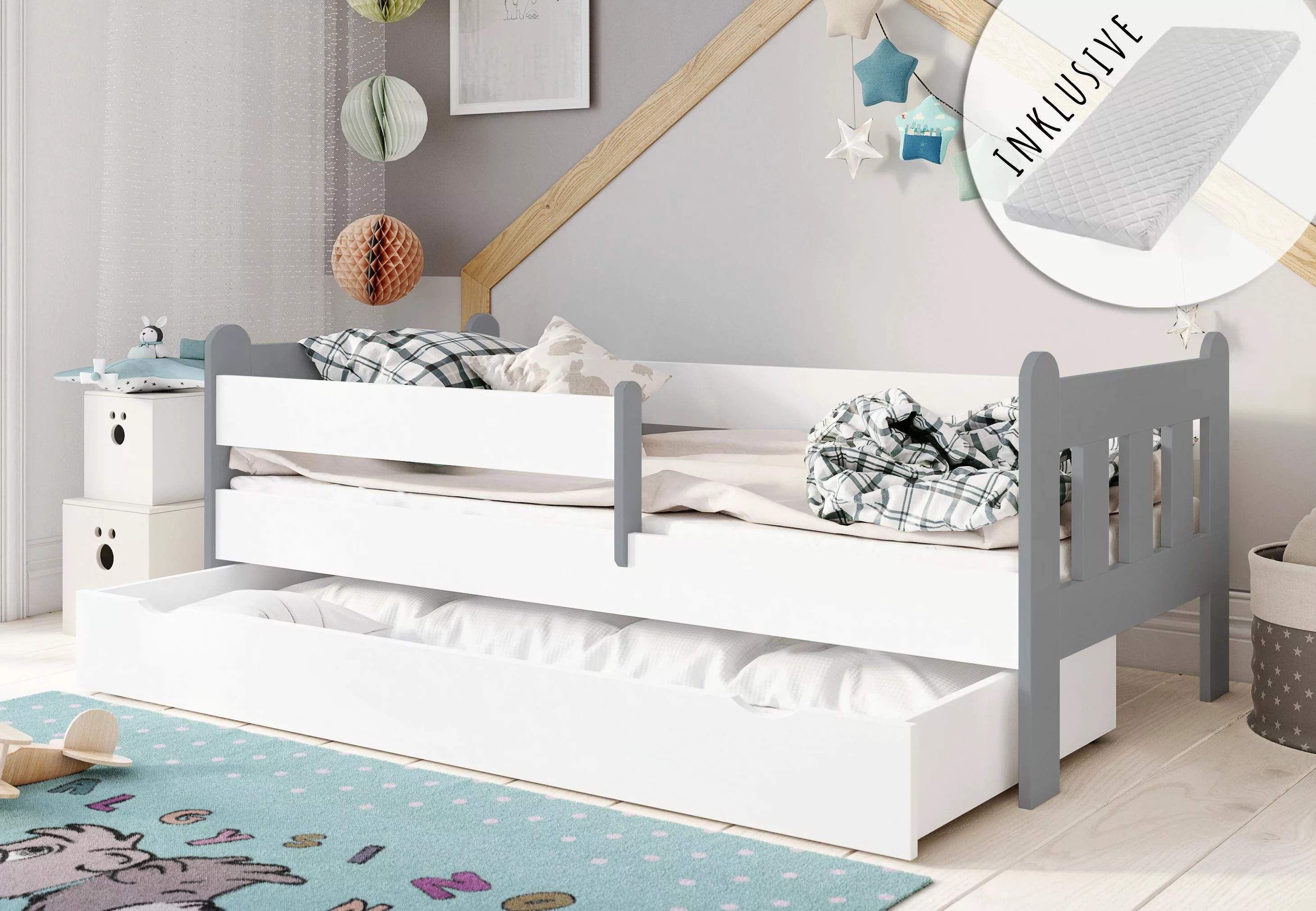 Kids Collective Kinderbett 80x160, 80x180, 90x200 günstig online kaufen