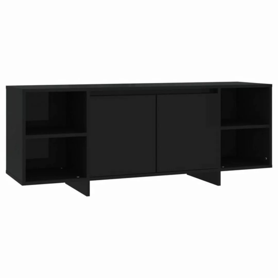 vidaXL TV-Schrank TV-Schrank Schwarz 130x35x50 cm Spanplatte Lowboard günstig online kaufen