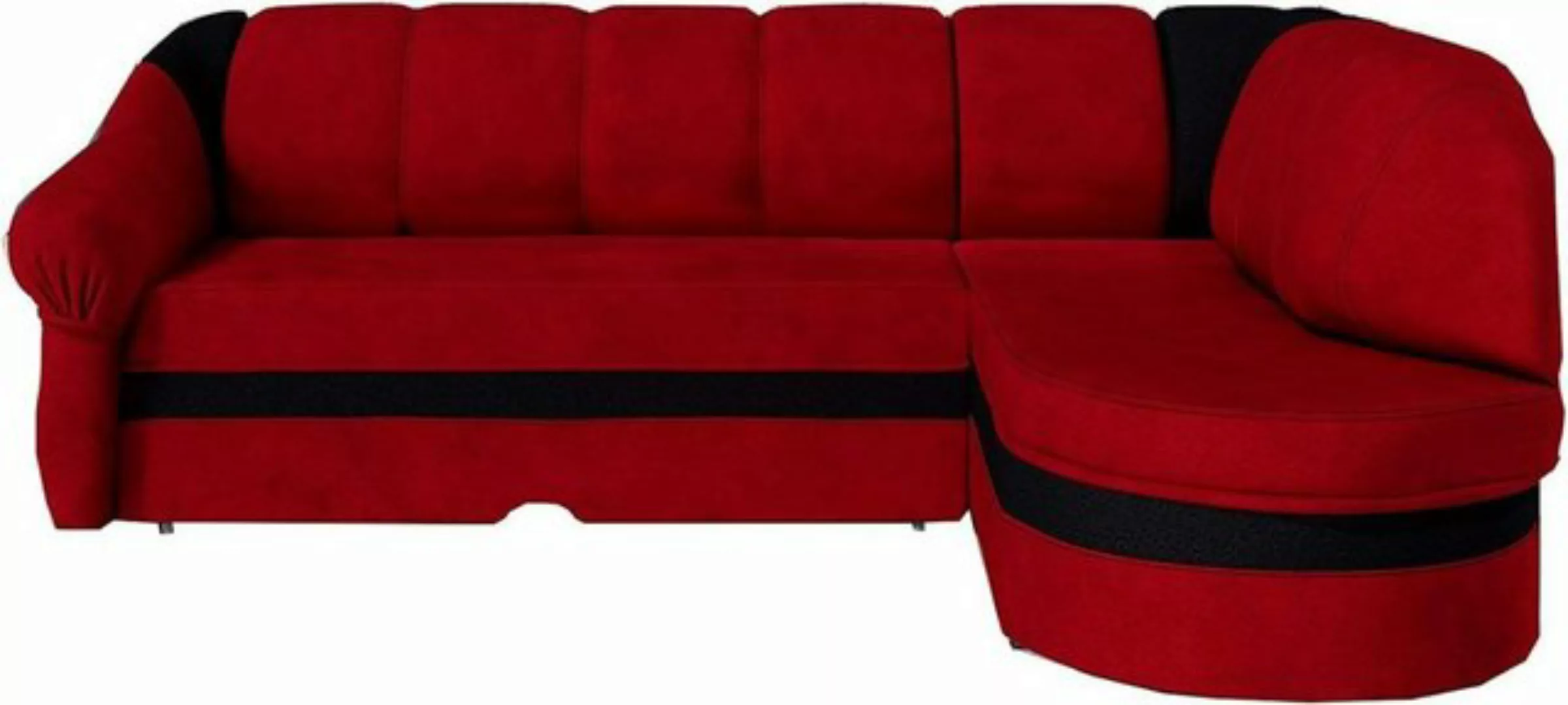 MOEBLO Ecksofa JULIANO, Eckcouch mit Bettfunktion Couch L-Form Polstergarni günstig online kaufen