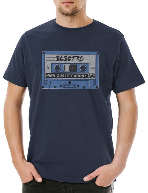 Urban Backwoods Print-Shirt Tape Electro Herren T-Shirt Kassette Cassette M günstig online kaufen