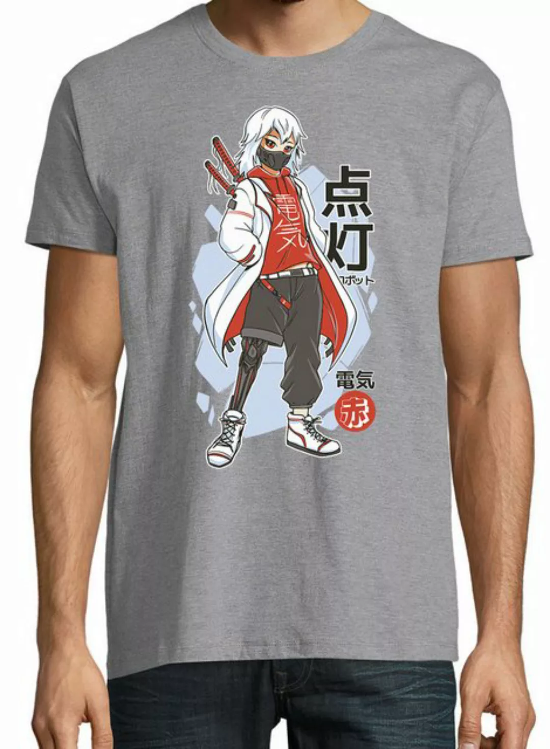 Youth Designz Print-Shirt Techwear Anime Herren T-Shirt mit lustigen Logo f günstig online kaufen