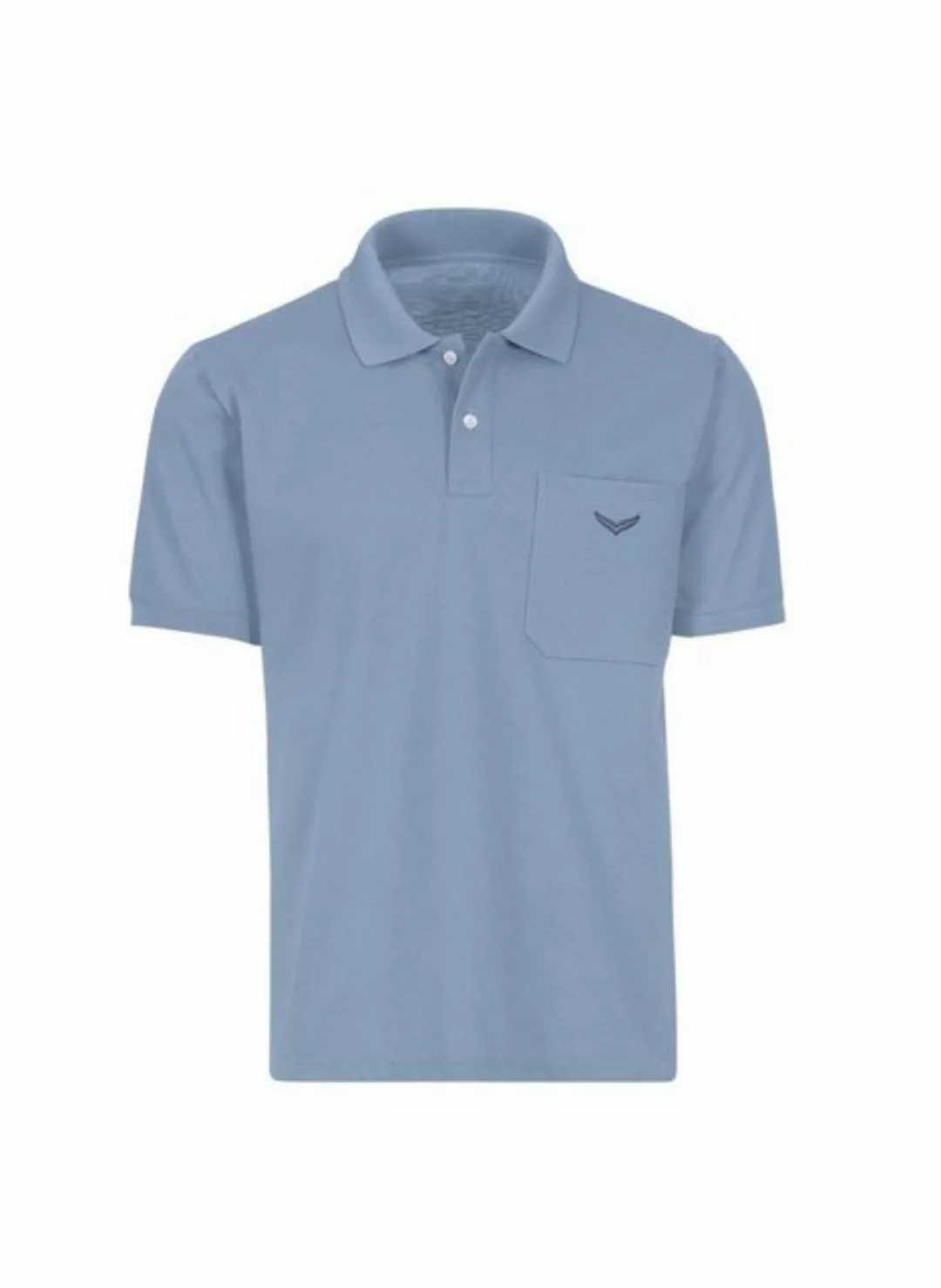 Trigema Poloshirt TRIGEMA Polohemd mit Brusttasche (1-tlg) günstig online kaufen