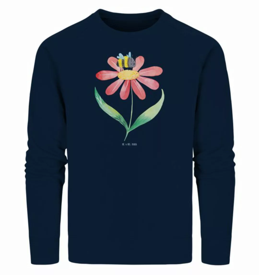 Mr. & Mrs. Panda Longpullover Größe M Hummel Blume - French Navy - Geschenk günstig online kaufen