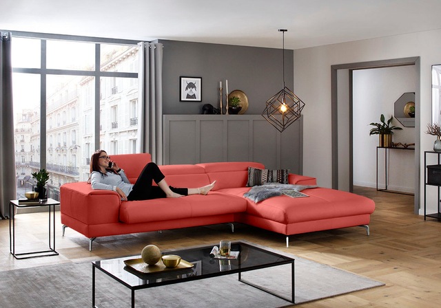 W.SCHILLIG Ecksofa "piedroo, Designsofa mit tollem Sitzkomfort, bequem und günstig online kaufen