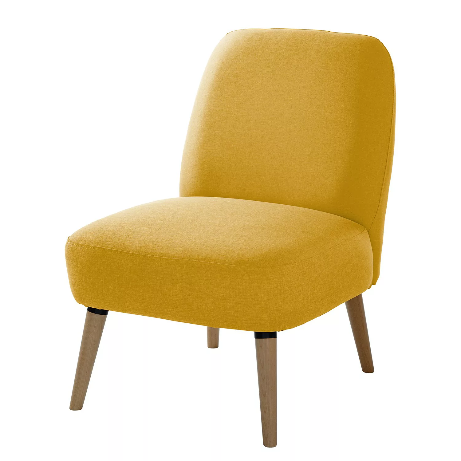 home24 Fredriks Sessel Tusmore Gelb Webstoff 63x84x76 cm (BxHxT) günstig online kaufen