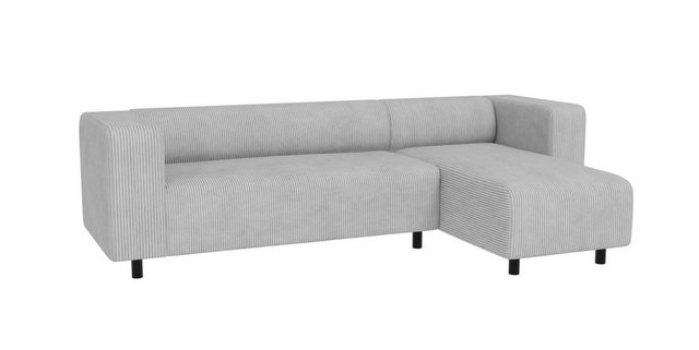 S-Style Möbel Ecksofa mit Ottomane Gustav aus Cord-Stoff mit bequemem Sitz, günstig online kaufen