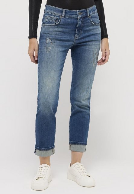 ANGELS 5-Pocket-Jeans - verkürzte Jeans - klassische Jeans mit Glitzerdetai günstig online kaufen