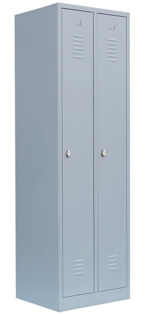 Steelboxx Spind für 2 Personen Garderobenschrank Kleiderspind 180x50x50cm ( günstig online kaufen