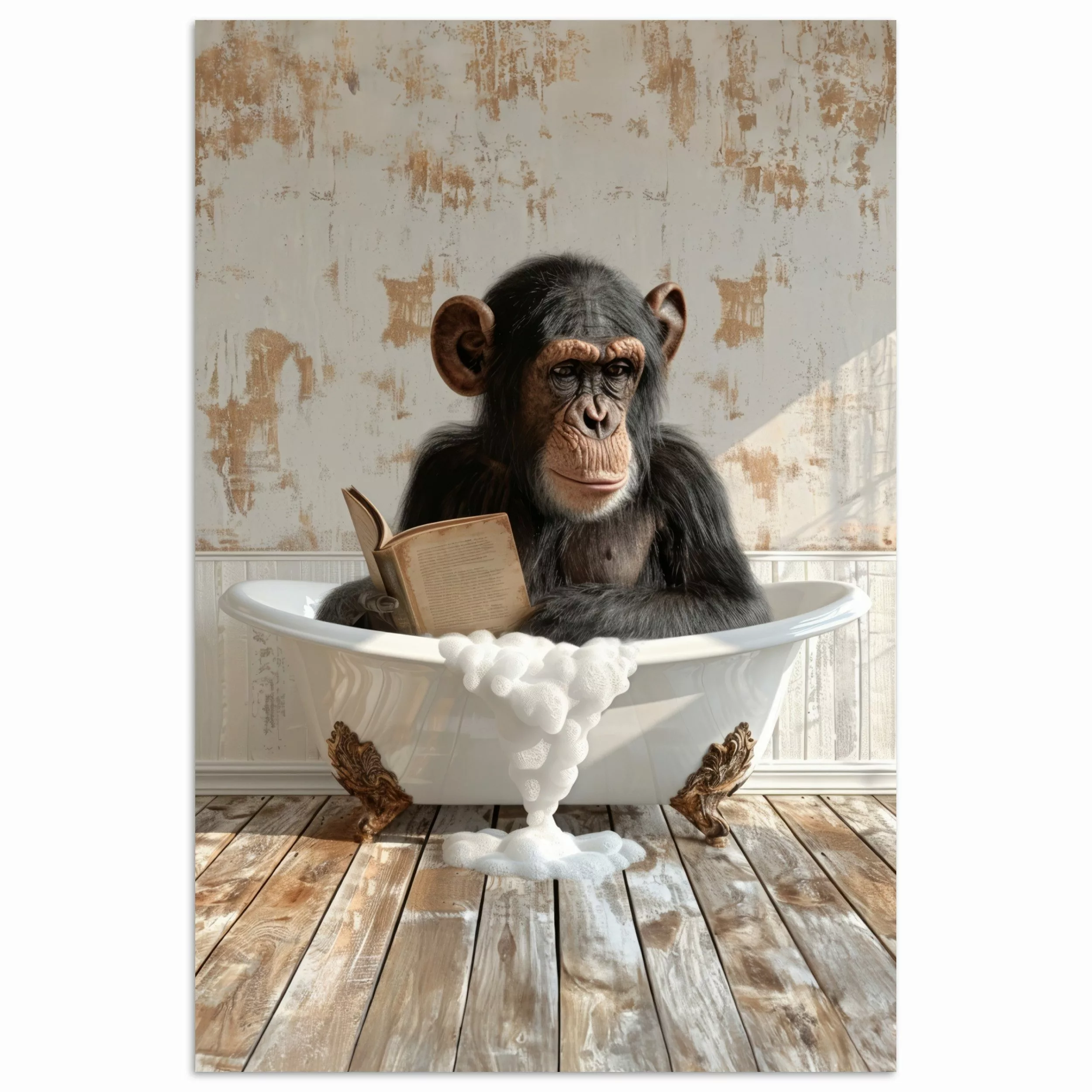 MuchoWow Poster Vintage - Affe - günstig online kaufen