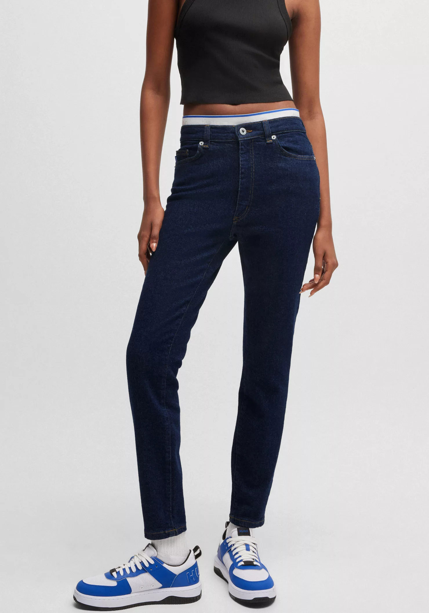 HUGO Blue Skinny-fit-Jeans "Malu", Skinny Fit mit mittlerer Leibhöhe günstig online kaufen