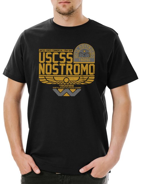 Urban Backwoods Print-Shirt USCSS Nostromo B Herren T-Shirt Alien Ripley Al günstig online kaufen