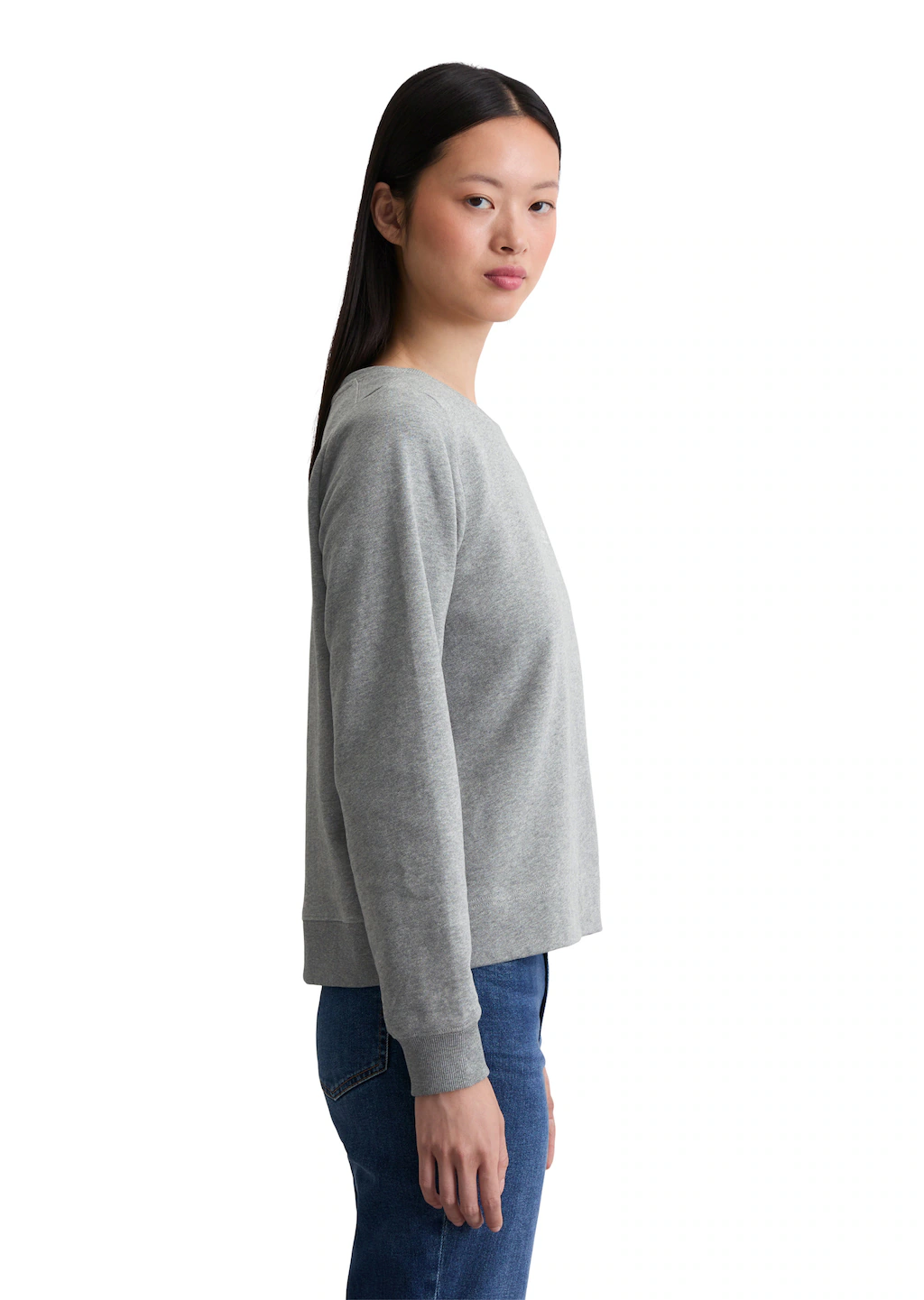 Marc OPolo Sweatshirt "mit gepeachter Oberfläche" günstig online kaufen